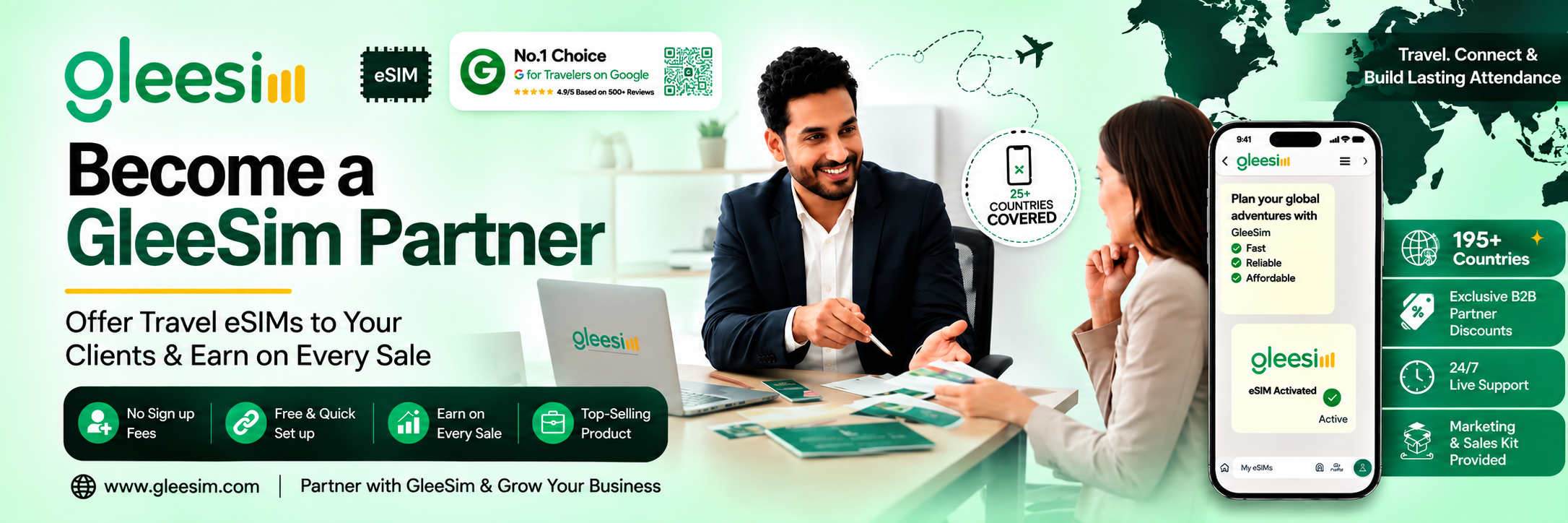 become a gleesim partner