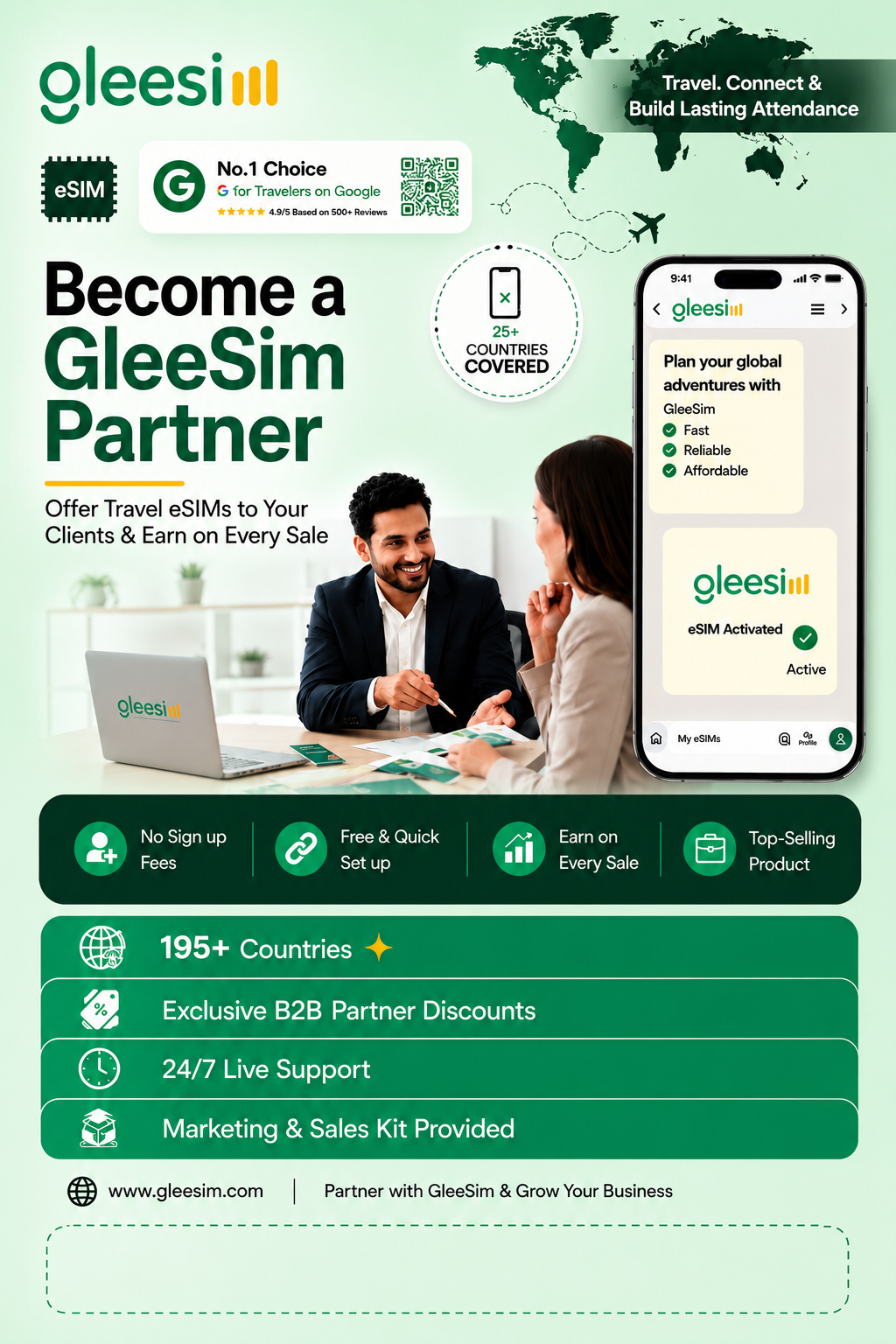 Become a gleesim partner