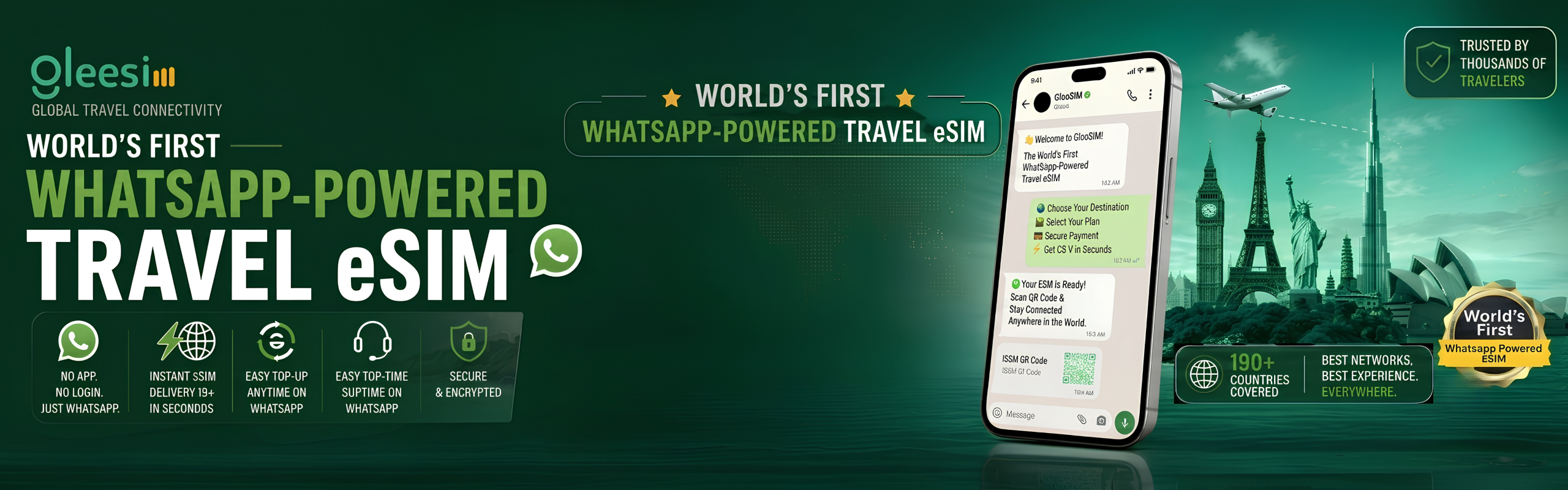 esim managed on whatsapp