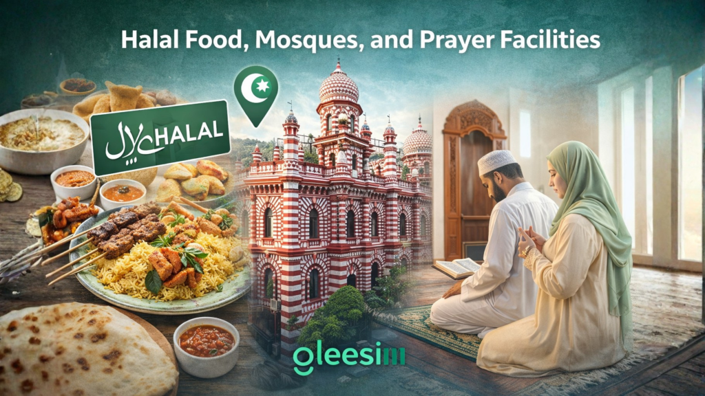 Free Travel eSIM to Sri Lanka: A Complete Connectivity Guide for Muslim Travellers 1 Halal food 3