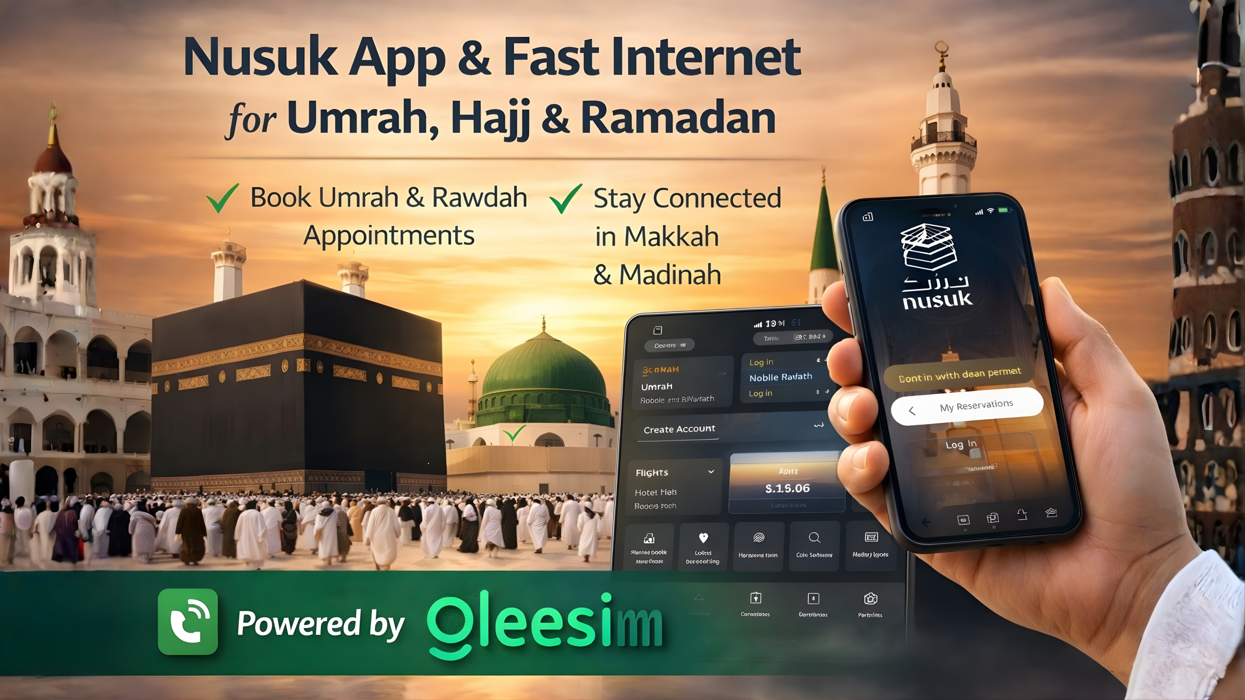 Nusuk app and GleeSim for pilgrims scaled