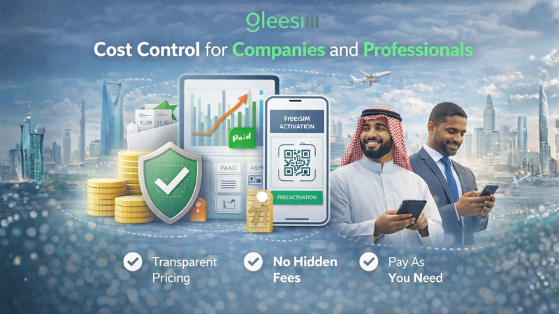 Business Travel to Saudi Arabia? Get a Free Travel eSIM for Riyadh, Jeddah, and Dammam 2 Cost Control for Companies and Professionals