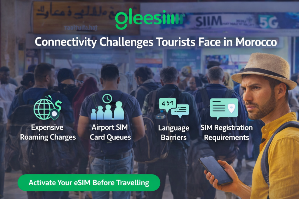 Free Travel eSIM for Morocco through GleeSIM