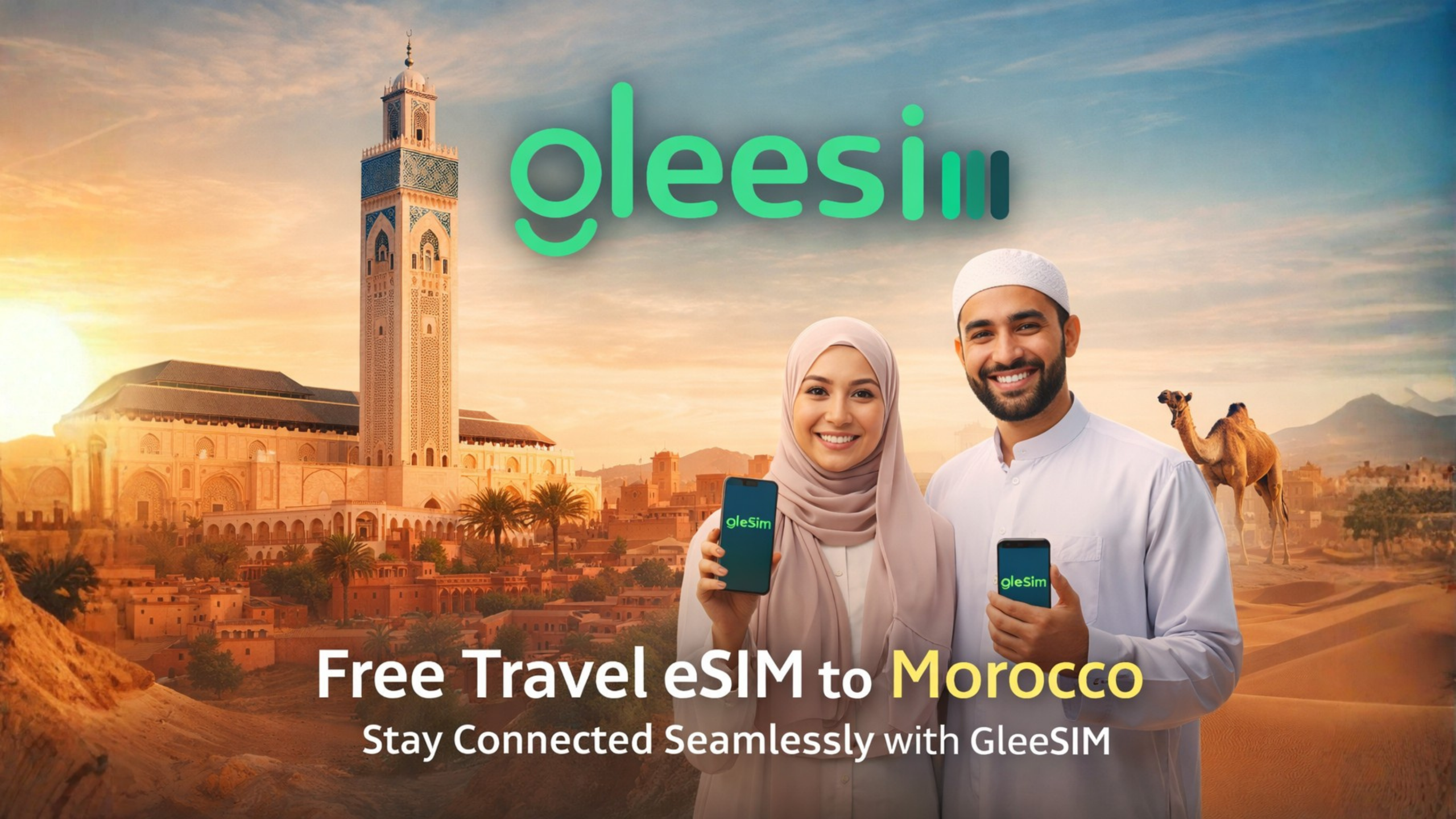 Reliable internet during Umrah with GleeSIM travel eSIM