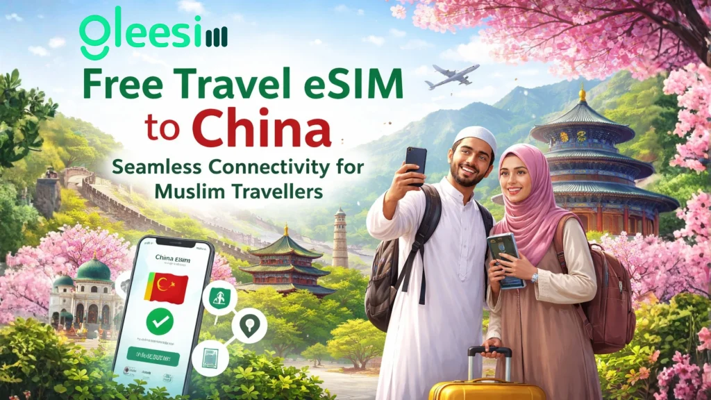 Free Travel eSIM to China for Muslim Travellers