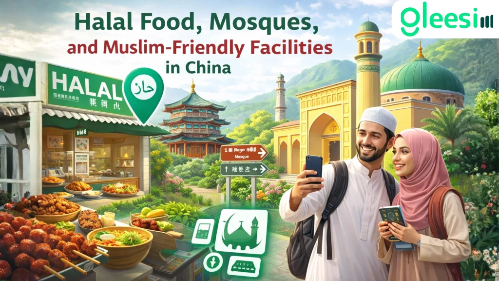 Free Travel eSIM to China for Muslim Travellers (2026 Guide) — Stay Connected, Faith-Ready & In Control 2 Halal Food & Mosque Access in China