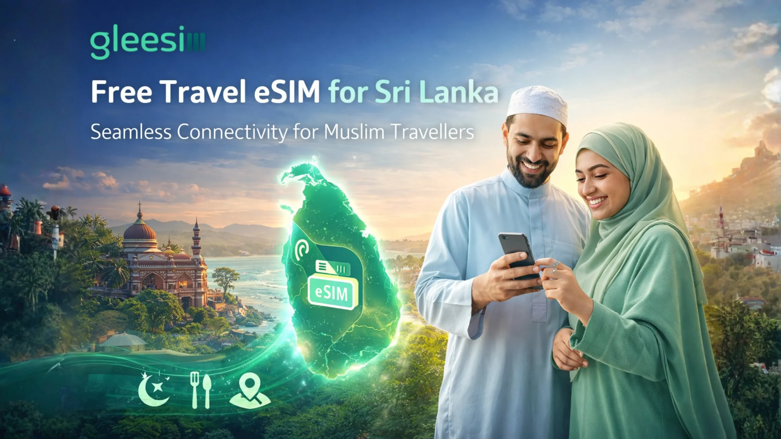 Free Travel eSIM for Sri Lanka