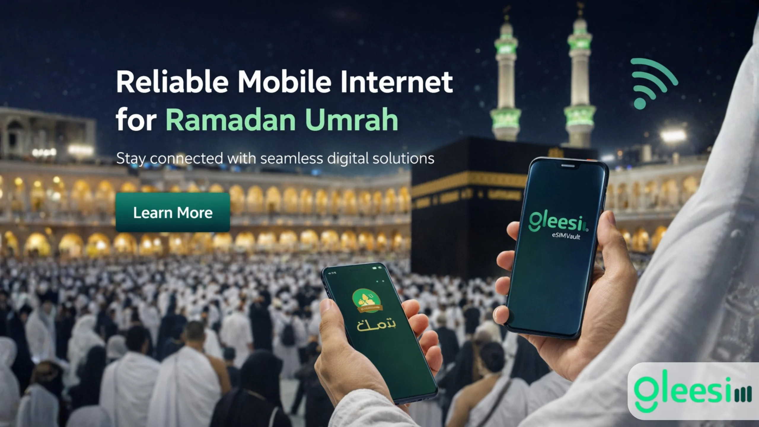 Stay Connected in Makkah & Madinah