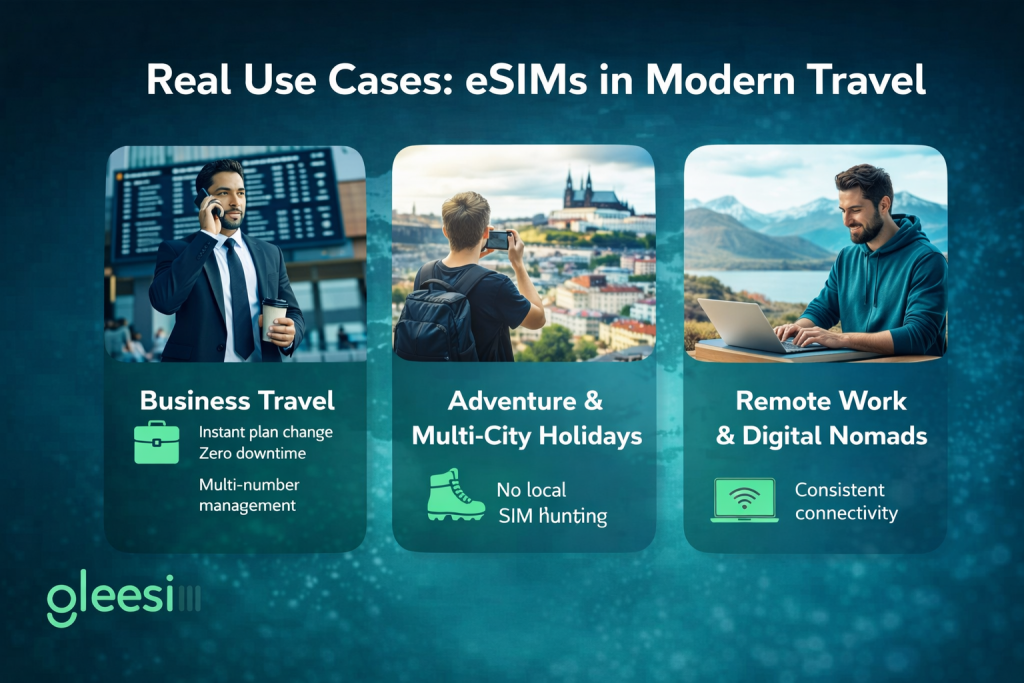 Real Use Cases eSIMs in Modern Travel