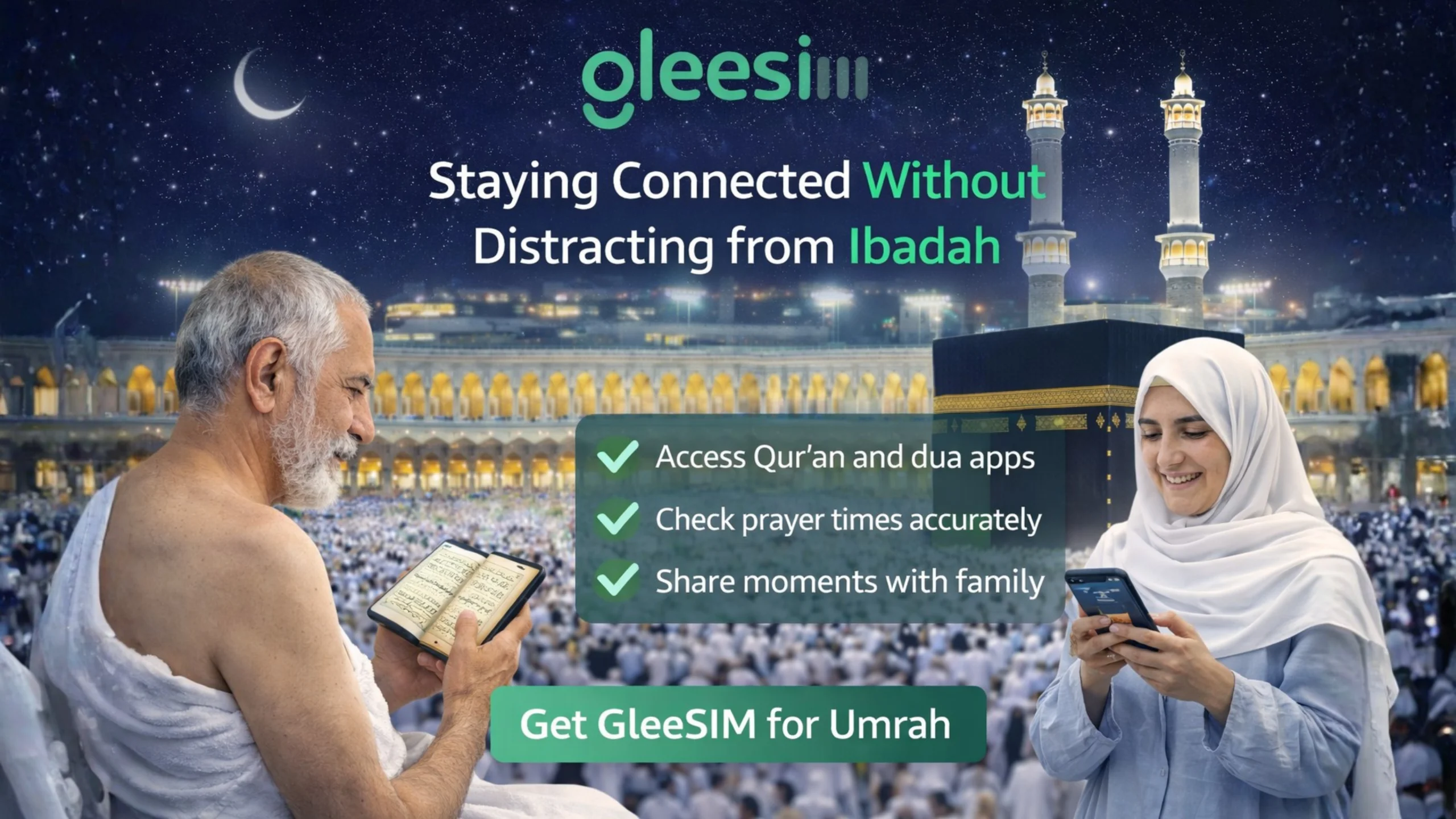 Stay Connected Without Distracting from Ibadah