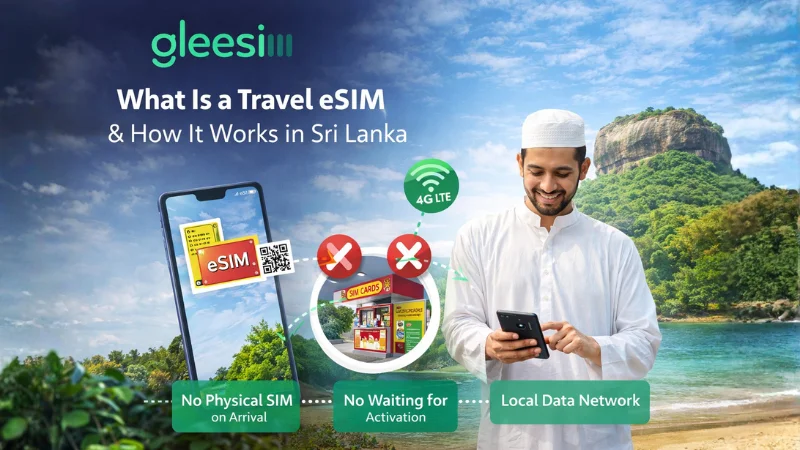 Free Travel eSIM for Sri Lanka: Stay Connected Across Colombo and Beyond – A Complete Guide for South Asian Muslim Travellers 1 What Is a Travel eSIM & How It Works in Sri Lanka