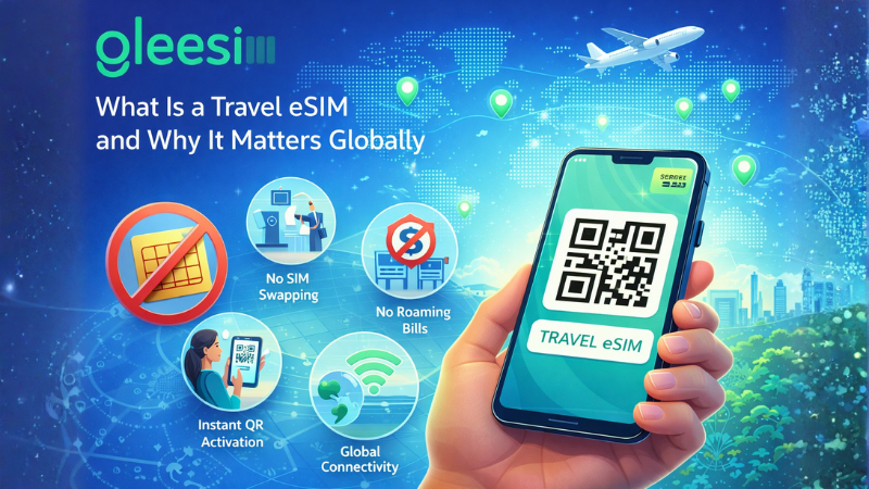 Borderless Connectivity for Diaspora Communities with Free Travel GleeSIM eSIMs 1 GleeSIM’s free travel eSIM