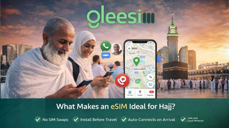 Why GleeSIM eSIM Is Ideal for Hajj and Umrah Pilgrims