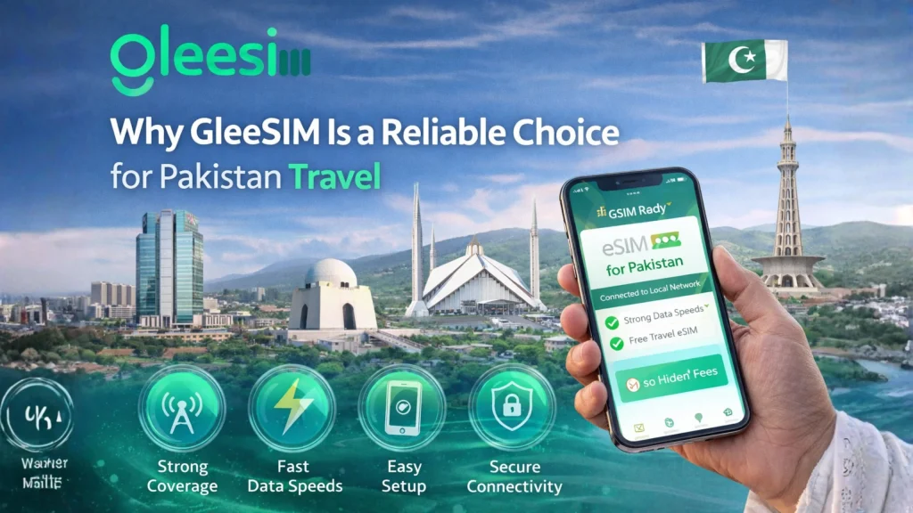 Free Travel eSIM to Pakistan (2026 Guide) | Trusted Connectivity for Muslim Travellers & Overseas Pakistanis 2 Why GleeSIM is a Reliable Choice
