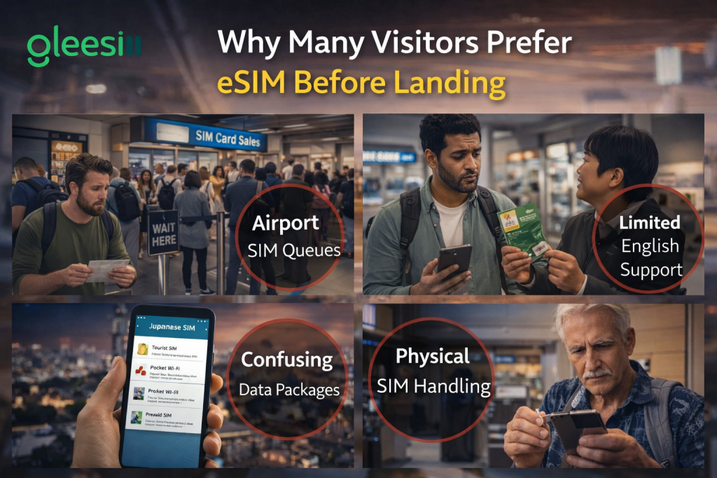 Free Travel eSIM for Japan: Complete Internet Guide for International Travellers 1 GleeSIM Free Travel eSIM