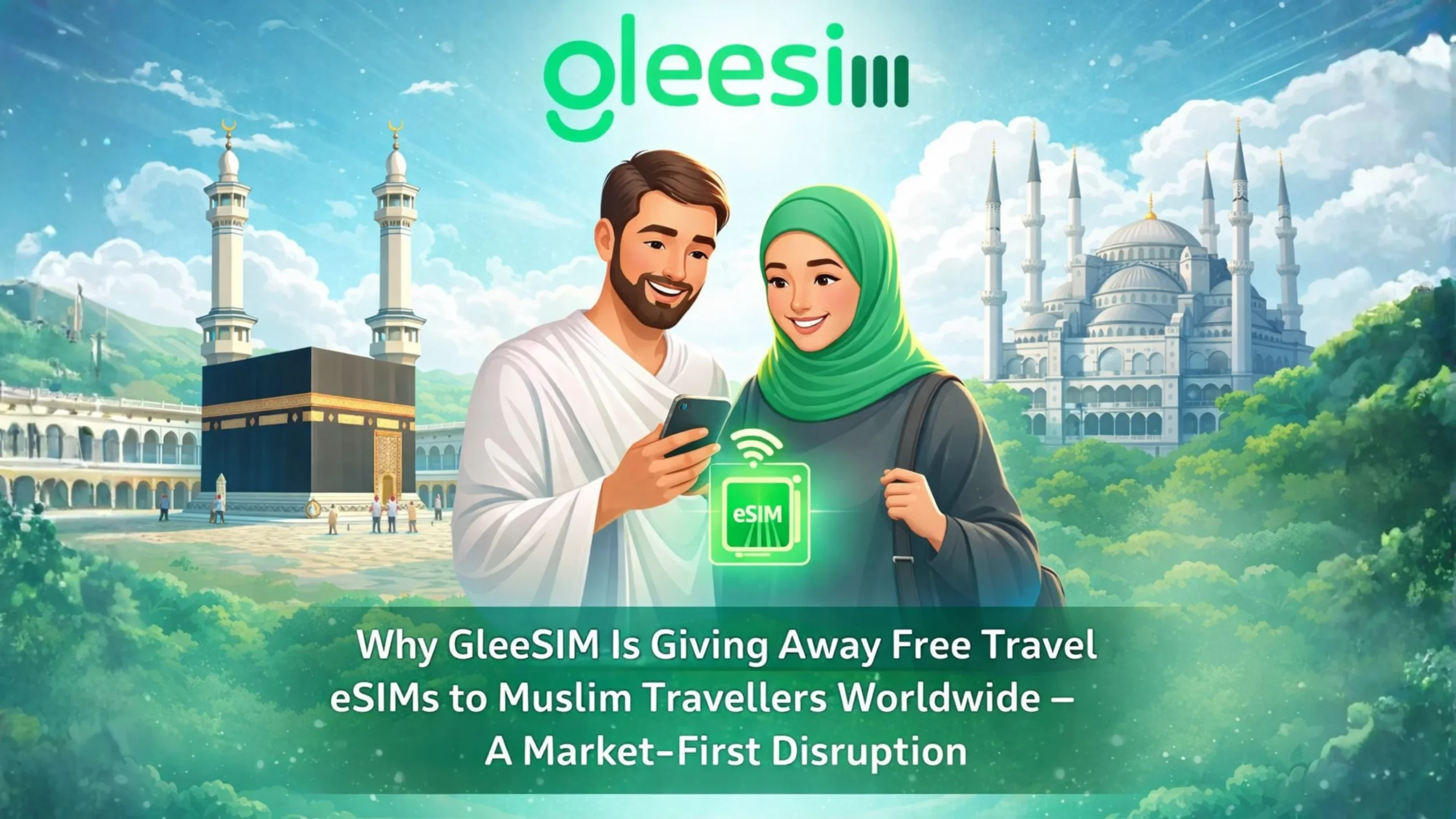 Free Travel eSIM for Muslim Travellers