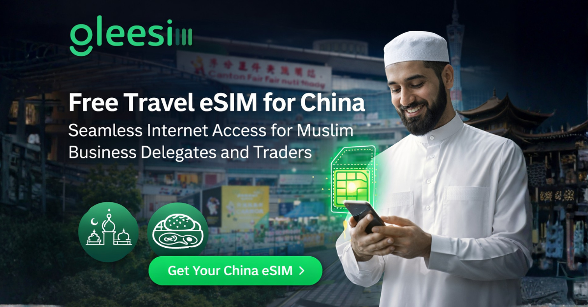Free GleeSIM Travel eSIM for China