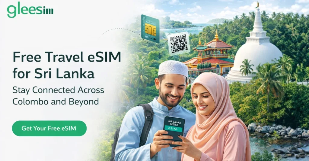 Free GleeSIM Travel eSIM for Sri Lanka