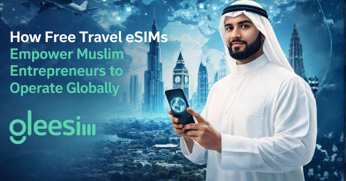 Pilgrims using GleeSIM eSIM for navigation in Saudi Arabia