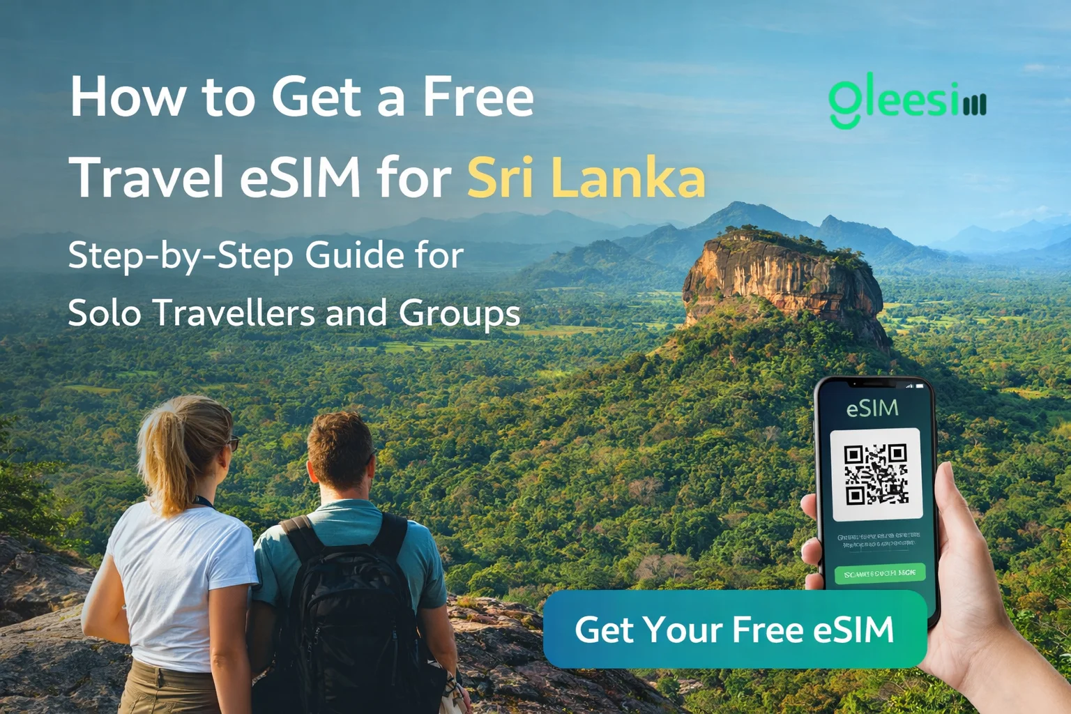 Free GleeSIM Travel eSIM for Sri Lanka