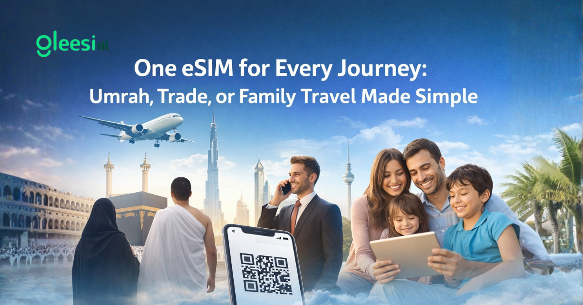 Reliable internet during Umrah with GleeSIM travel eSIM