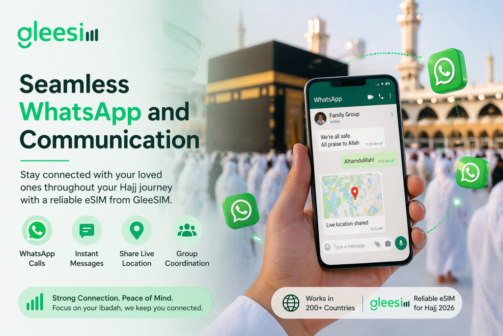 Every Hajj Pilgrim Needs a GleeSIM eSIM