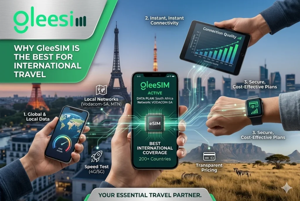 Free Travel eSIM for South Africa: How to Get Instant Mobile Internet with GleeSIM 2 Why GleeSIM is the Best eSIM for International Travel