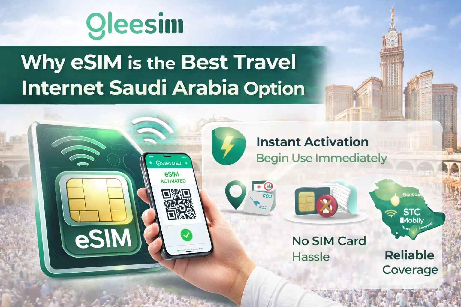 Why eSIM is the Best Travel Internet Saudi Arabia Option