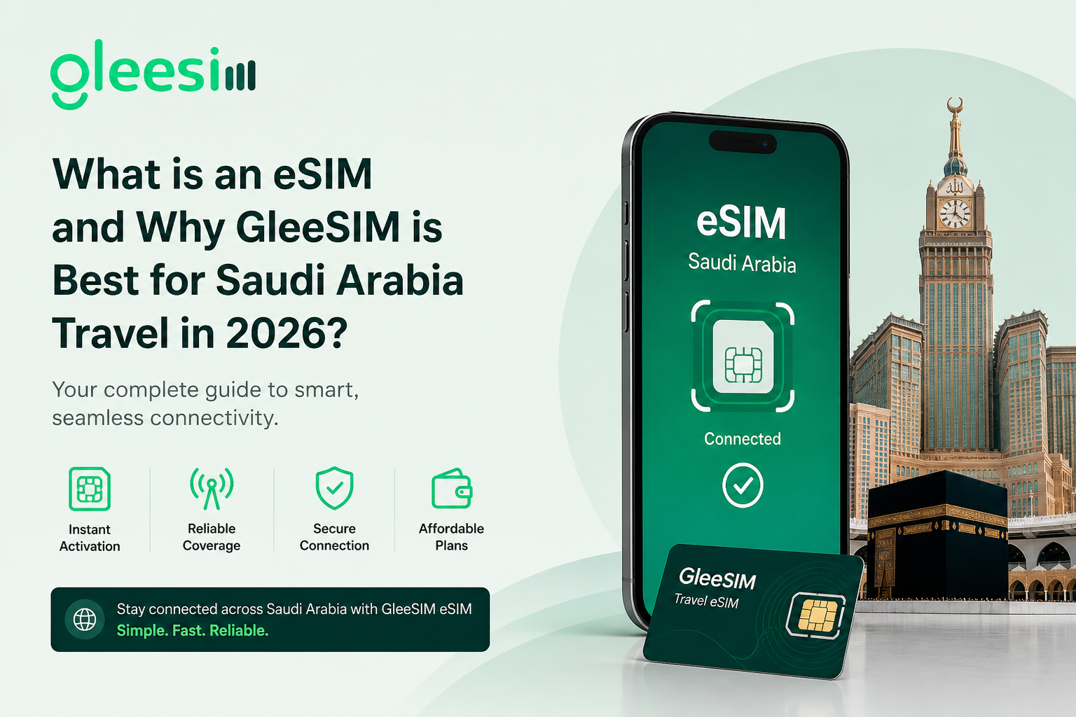 GleeSIM is the Best Choice for Saudi Arabia Travel in 2026