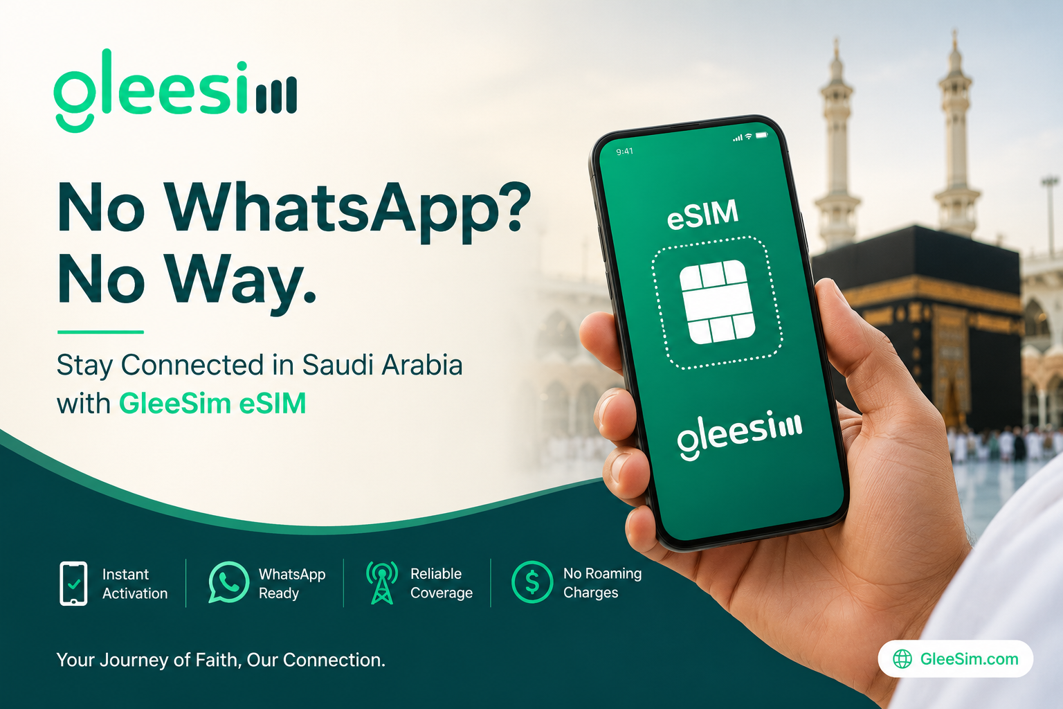 GleeSIM Works for Hajj Pilgrims