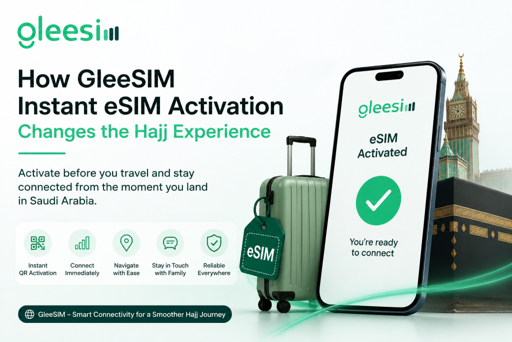 How GleeSIM Instant eSIM Activation Changes the Hajj Experience