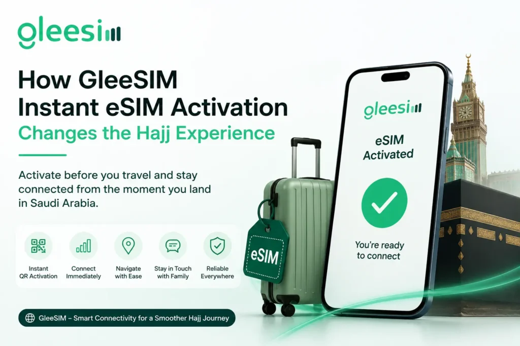 How GleeSIM Instant eSIM Activation Changes the Hajj Experience