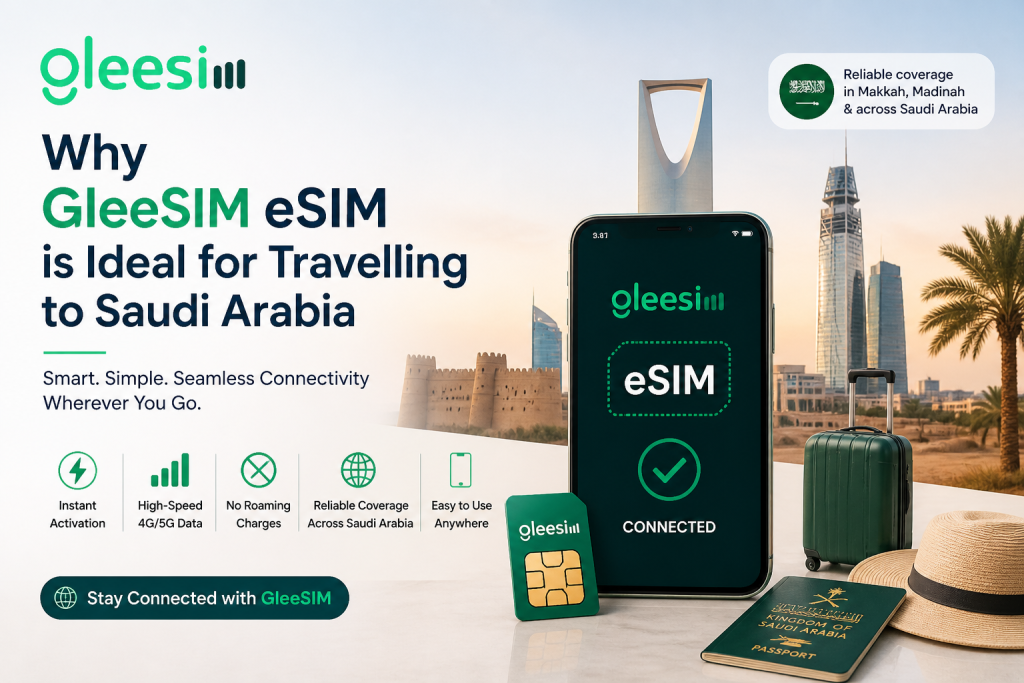 Why GleeSIM eSIM is Ideal for Travelling to Saudi Arabia