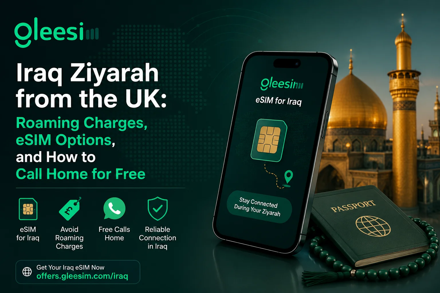iraq ziyarah uk roaming charges esim free calls home
