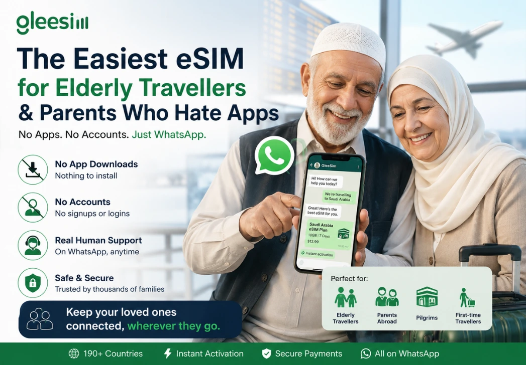 easiest eSIM for elderly travellers