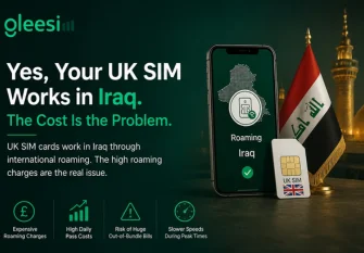 Can I Use My UK SIM in Iraq? The Honest Answer for Ziyarah Pilgrims 1 UK SIM roaming costs in Iraq vs GleeSim Iraq eSIM comparison