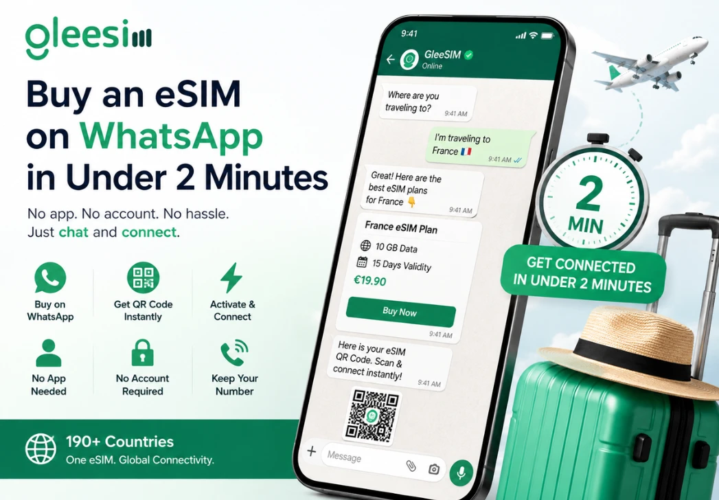 Buy an eSIM on WhatsApp Fast