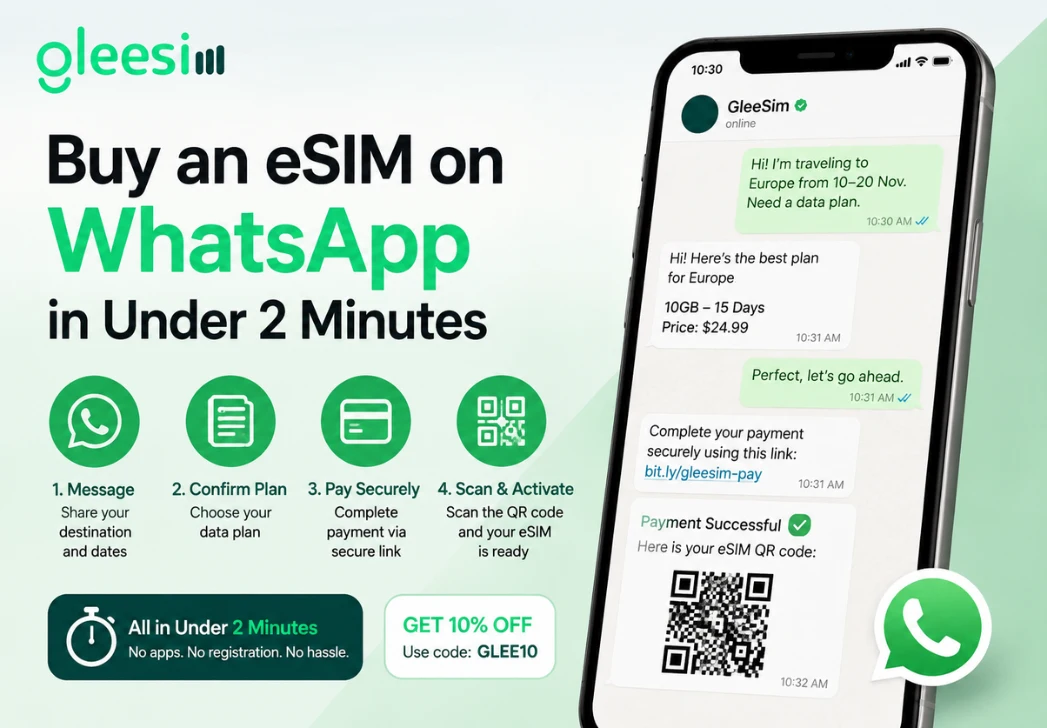 Buy an eSIM on WhatsApp