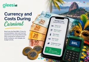 Brazilian real currency and Carnival travel costs in Rio de Janeiro