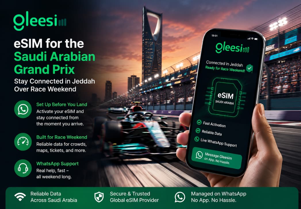 Gleesim eSIM at the Saudi Grand