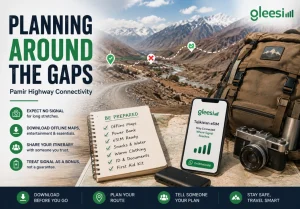 The Pamir Highway: An Honest eSIM Guide for Tajikistan's High Mountain Route 1 Travel preparation with offline maps and GleeSim eSIM for the Pamir Highway.