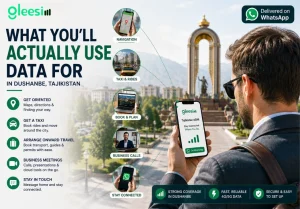 Dushanbe: A Connectivity Guide for Business and First-Time Visitors 1 Use GleeSim eSIM for maps, business, navigation, and communication in Dushanbe.