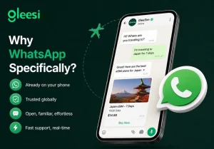 World's First WhatsApp-Managed Travel eSIM: Why We Killed the App 1 GleeSim WhatsApp eSIM for simple app-free travel connectivity