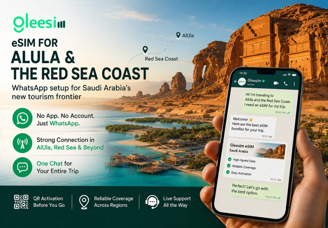 eSIM for AlUla and the Red Sea Coast