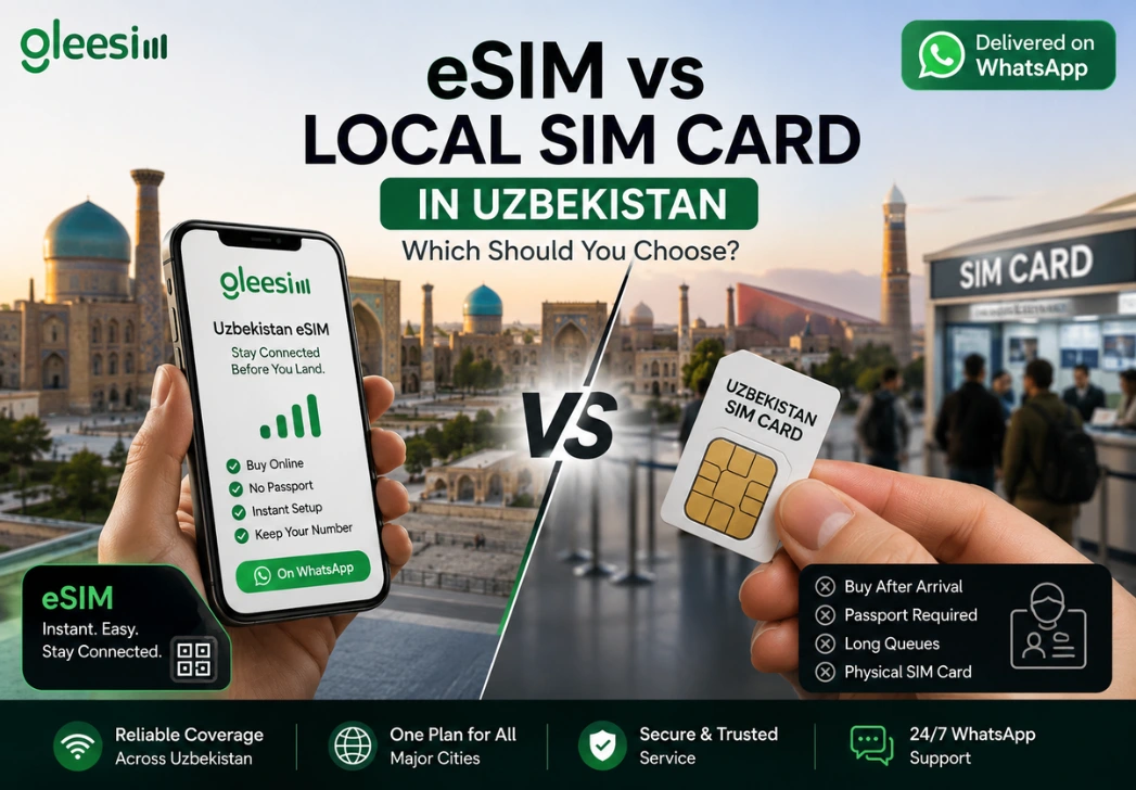Uzbekistan eSIM vs local SIM
