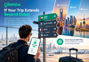 UAE eSIM for Dubai and Saudi Arabia travel 