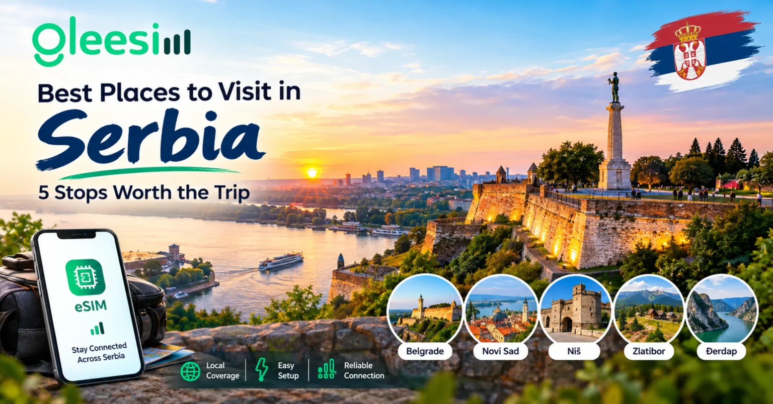 Best places to visit in Serbia featuring Belgrade, Novi Sad, Nis, Zlatibor and Djerdap