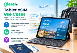 eSIM tablet connectivity for work and family travel
