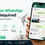 GleeSim travel eSIM purchase on WhatsApp with no app required