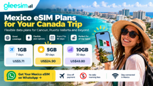 Mexico eSIM vs Bell travel pass cost